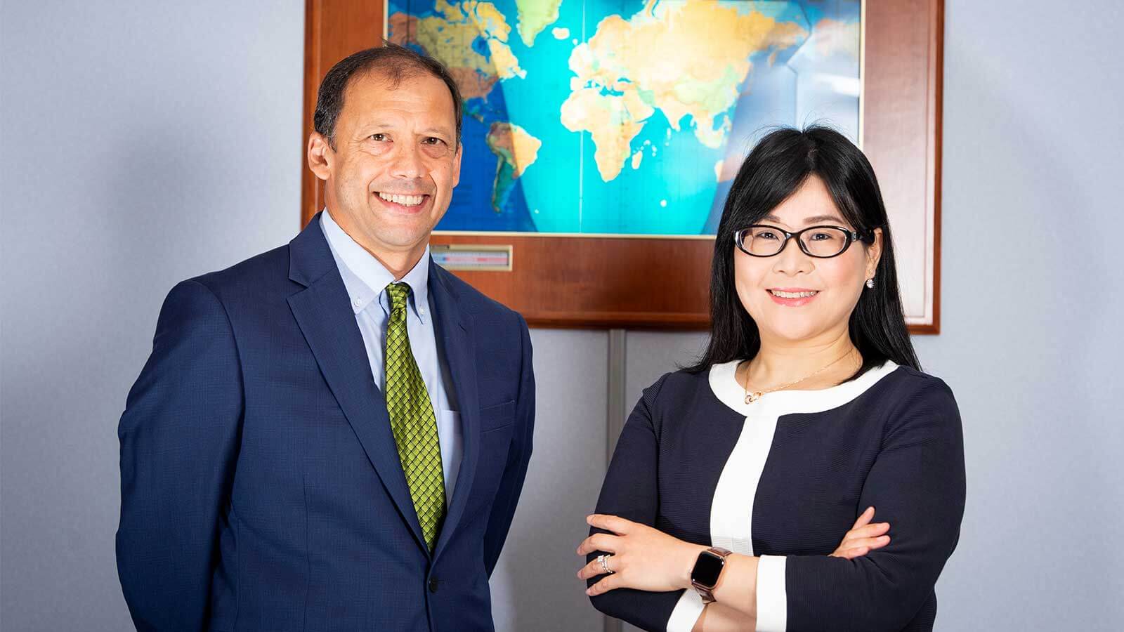 COO Monica Huang & CFO Cliff Fung